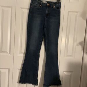 YMI Blue Flare Wide Leg Jeans
